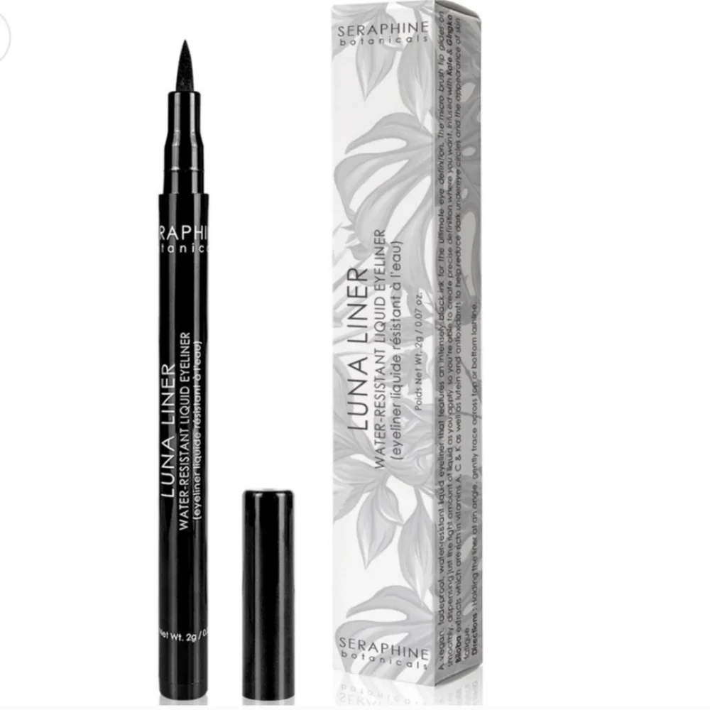 Luna Liner Water Resistant Liquid Eyeliner in Black
